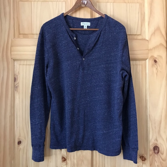 J. Crew Other - J. Crew Knit Goods slim fit space dye Henley Sz M